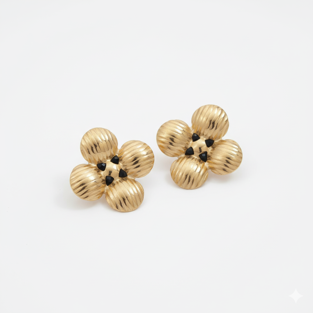 JewelMaze Demi Fine Anti Tarnish Stud Earrings