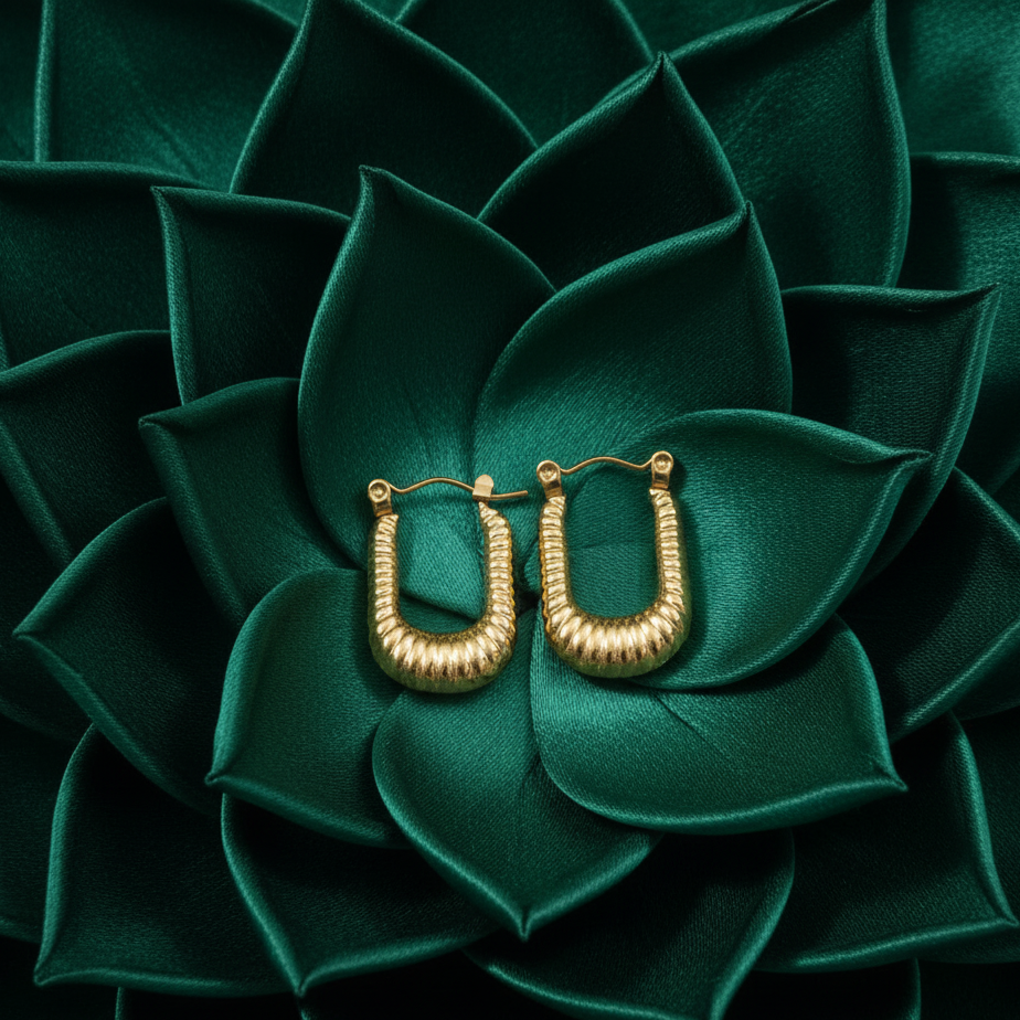 JewelMaze Demi Fine Anti Tarnish Stud Earrings