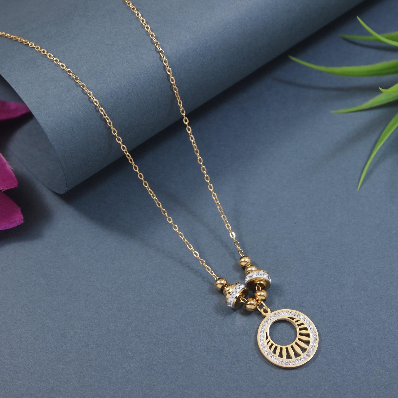 JewelMaze Stainless Steel  Necklace