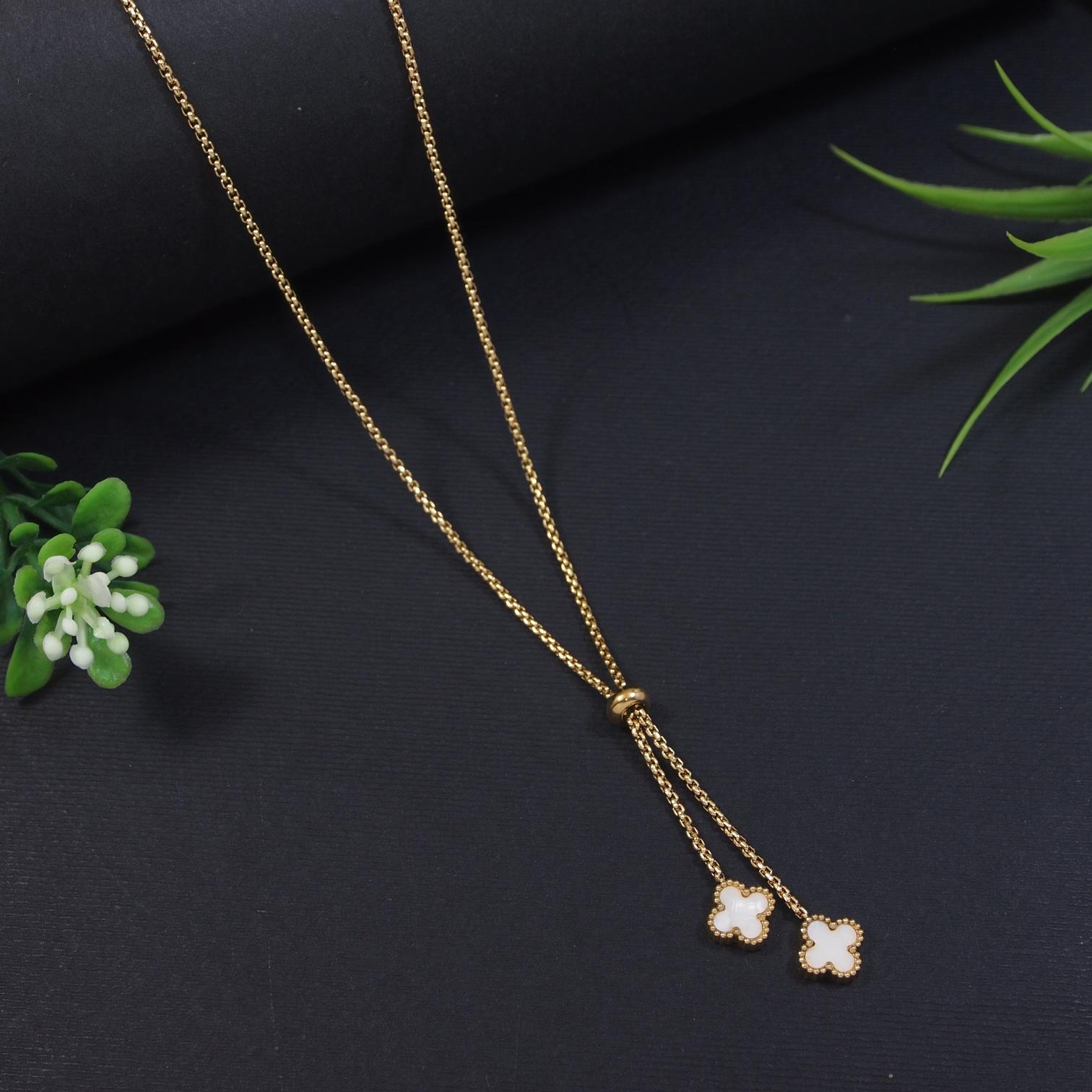 JewelMaze Stainless Steel  Necklace
