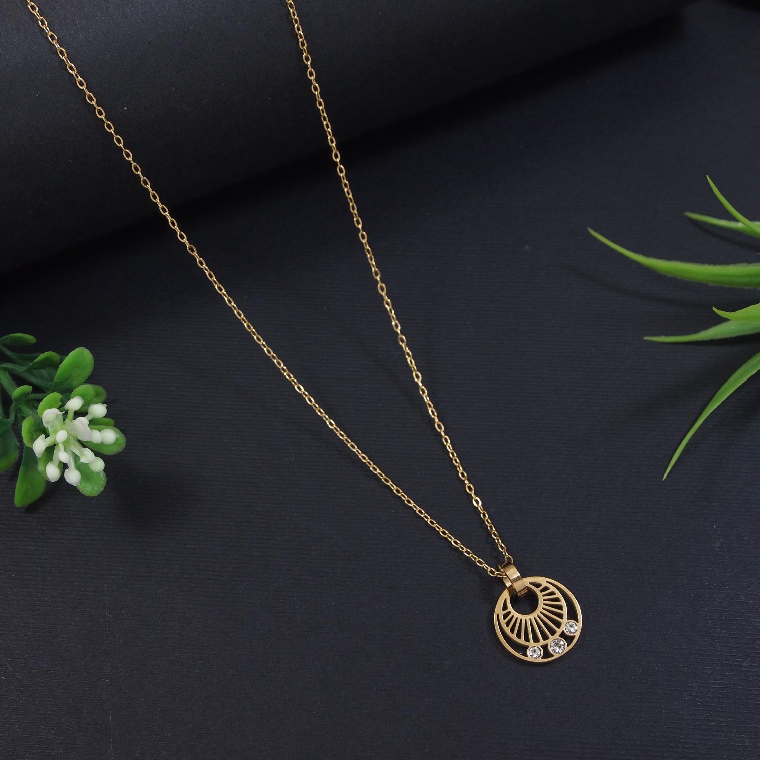 JewelMaze Stainless Steel  Necklace