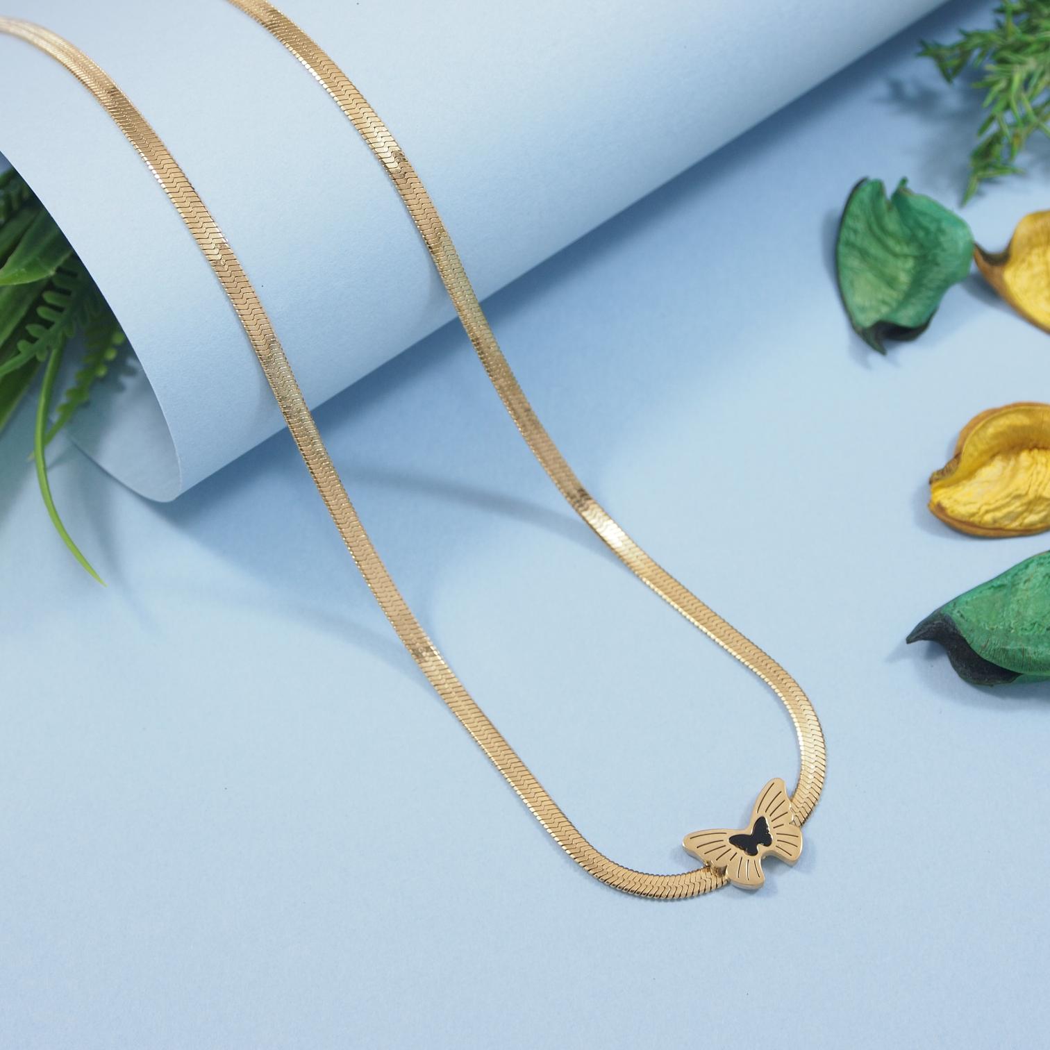 JewelMaze Stainless Steel  Necklace