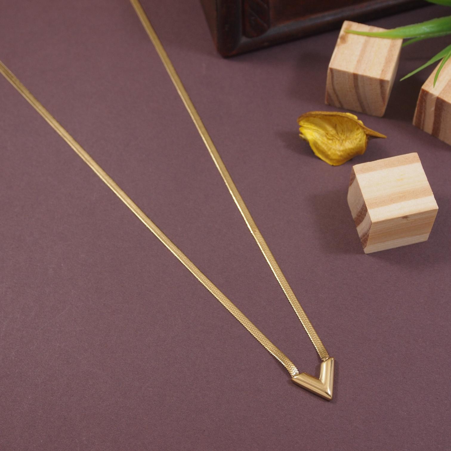 JewelMaze Stainless Steel  Necklace