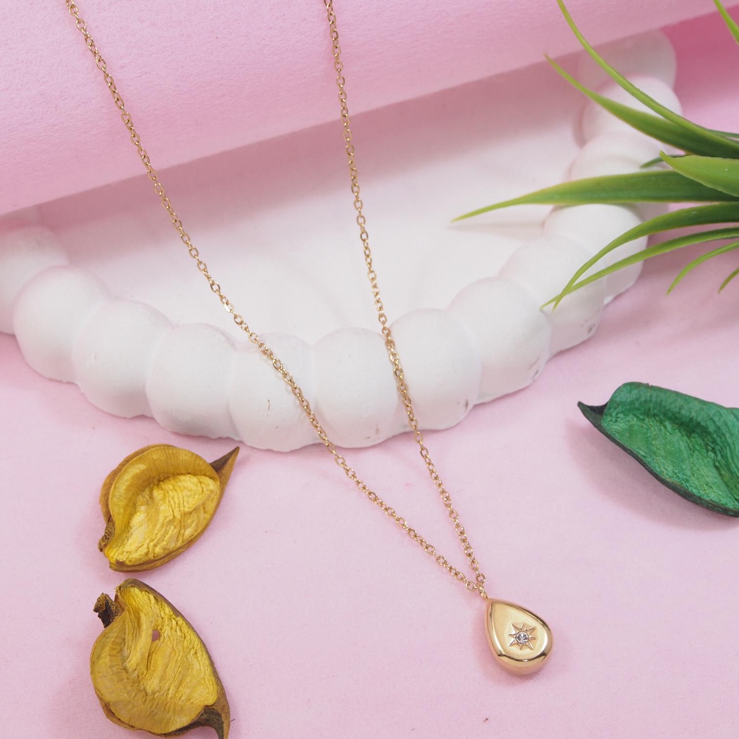 JewelMaze Stainless Steel  Necklace