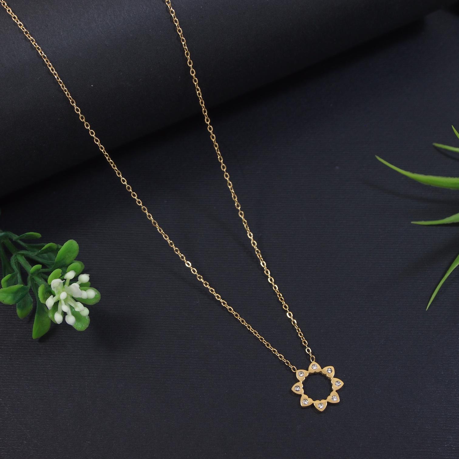 JewelMaze Stainless Steel  Necklace