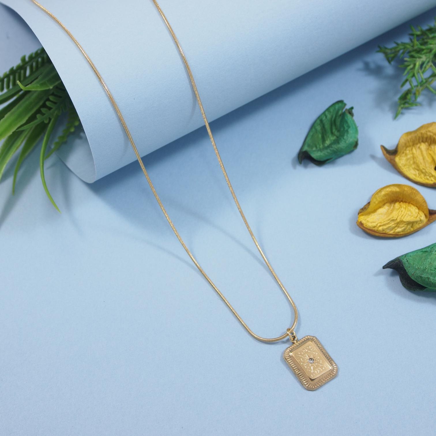 JewelMaze Stainless Steel  Necklace