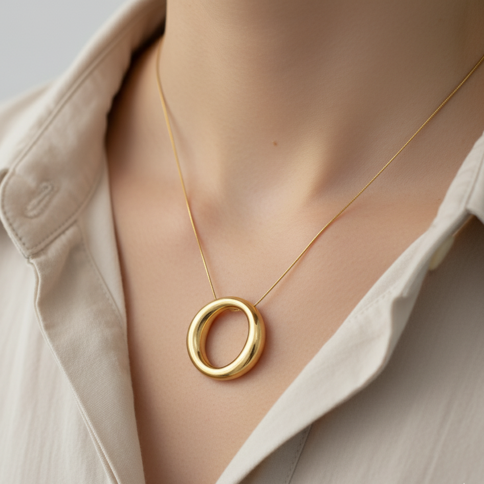 JewelMaze Demi Fine Anti Tarnish Necklace