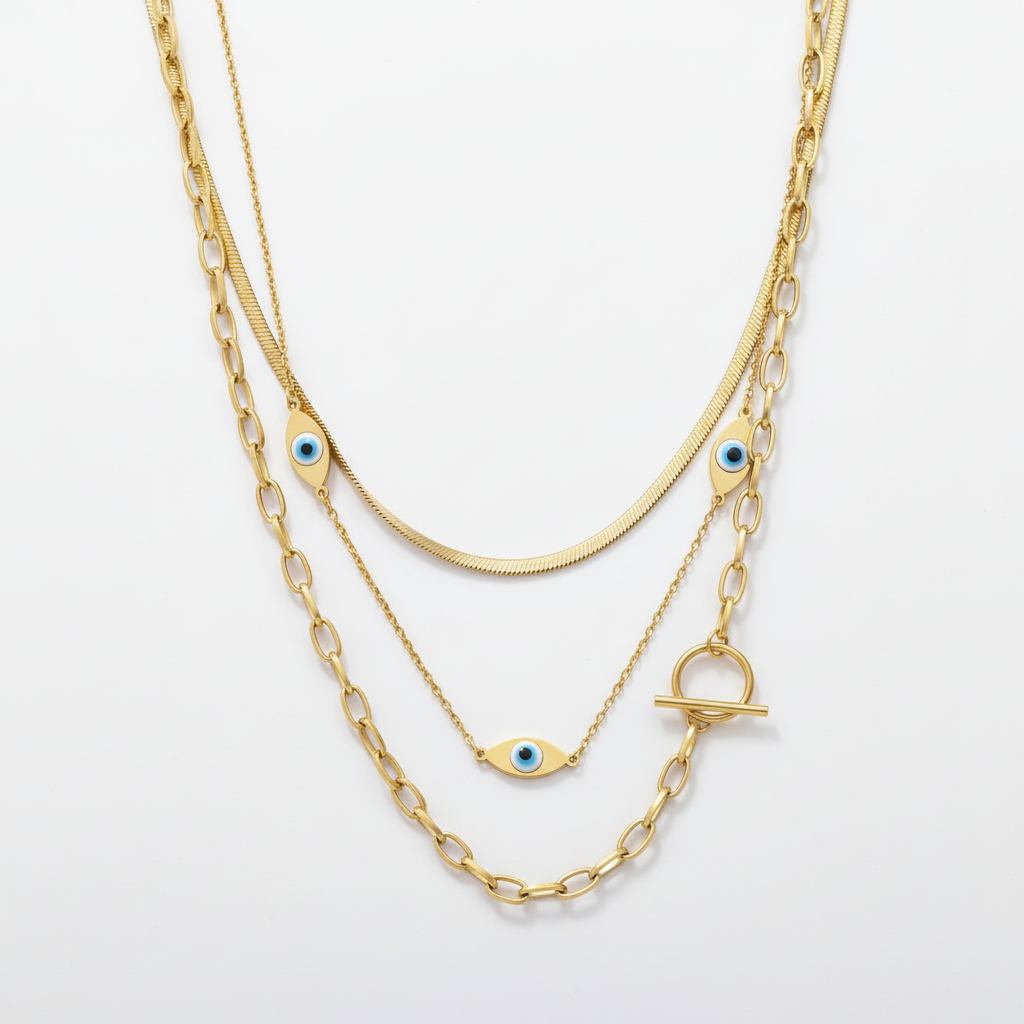 JewelMaze Demi Fine Anti Tarnish Necklace