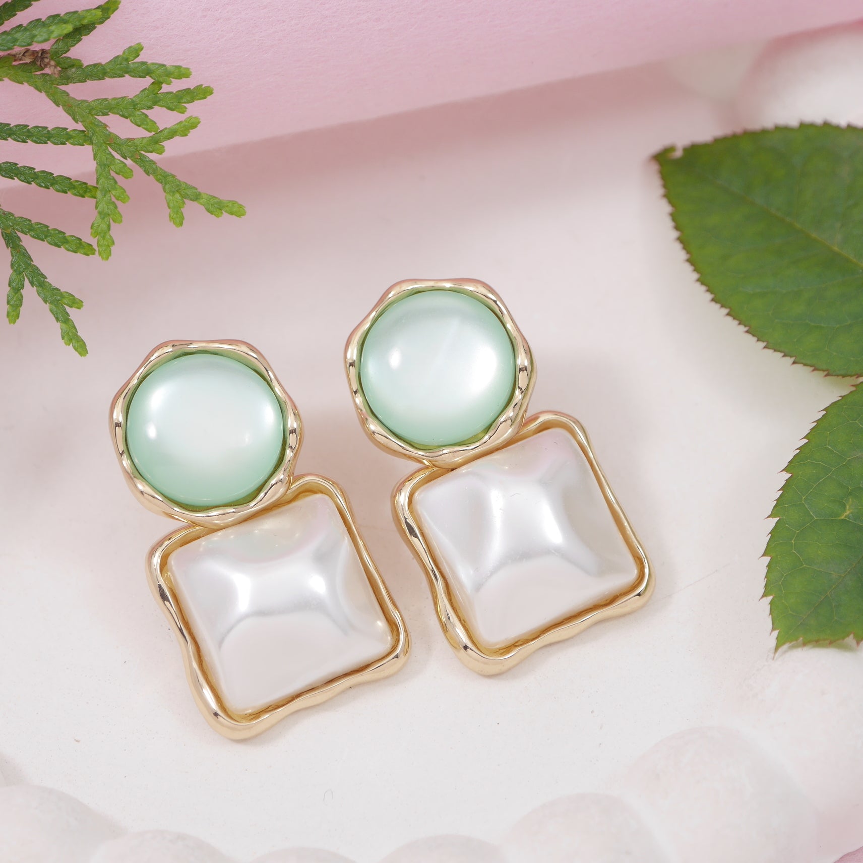 JewelMaze Multi Colour Western Earring