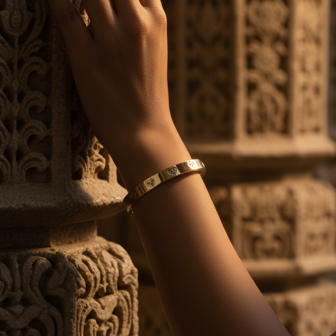 JewelMaze Demi Fine Anti Tarnish kada