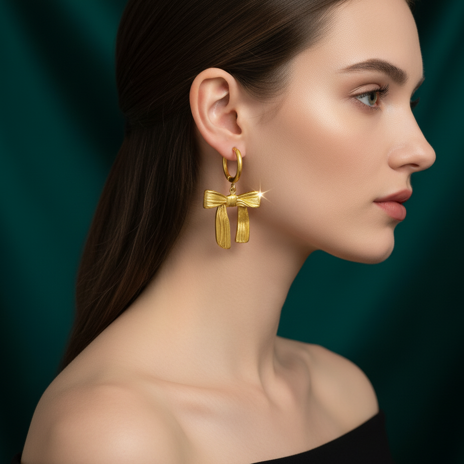 JewelMaze Demi Fine Anti Tarnish Dangler Earrings