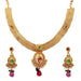 Utkrishtt Gold Plated Austrian Stone Copper Necklace Set