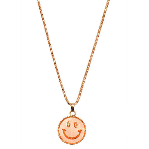 Urthn Smiley Gold Plated Chain Pendant