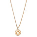 Urthn Smiley Gold Plated Chain Pendant