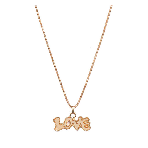 Urthn Love Gold Plated Chain Pendant