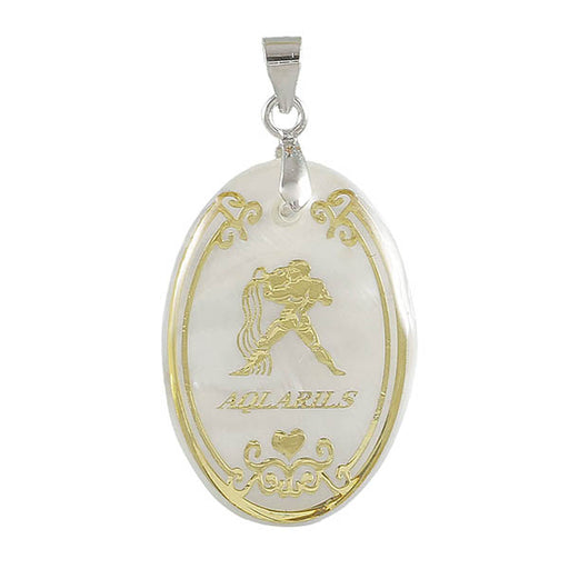 Regina Aquarius Oval Shape Pendant