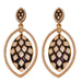 Kriaa Gold Plated Meenakari Pearl Dangler Earrings