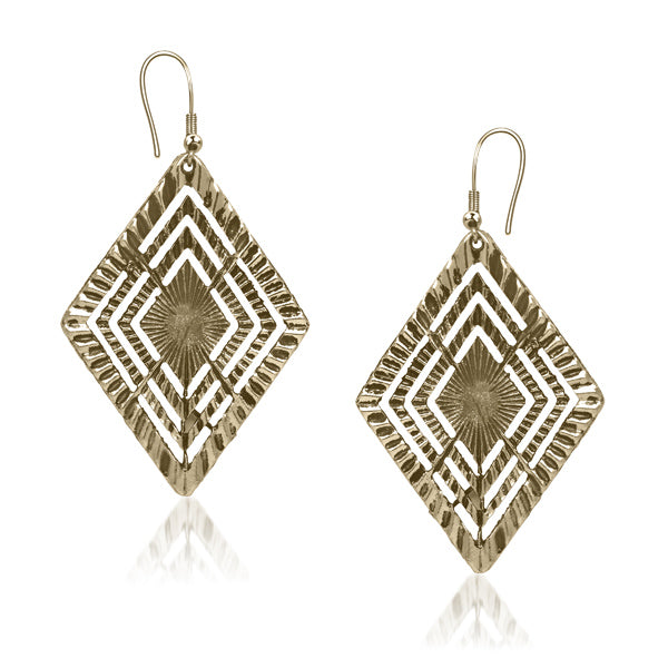 Urthn Gold Plated Dangler Earrings