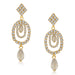 Eugenia Austrian Stone Gold Plated Drop Dangler Earrings