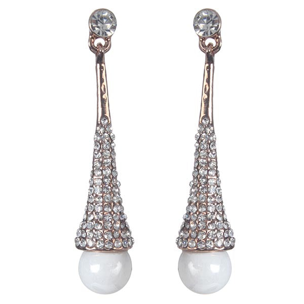 Urbana Austrian Stone Gold Plated Dangler Earrings