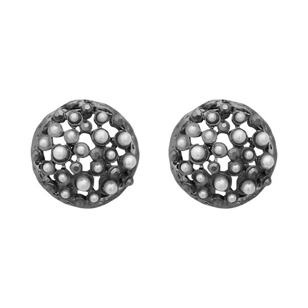 Pure Silver Earrings OnlineBlack Stone EarringsForeversilver
