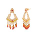 Urthn Meenakari Gold Plated Dangler Earrings