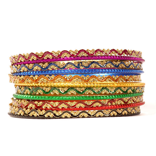 Kriaa Meenakari Multicolour Bangle Set