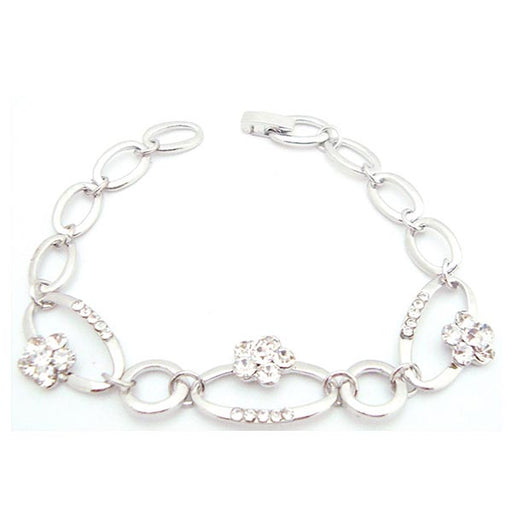 Urthn White Silver Plated Bracelets