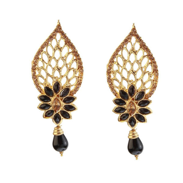 Kriaa Austrian Stone Gold plated Dangler Earring