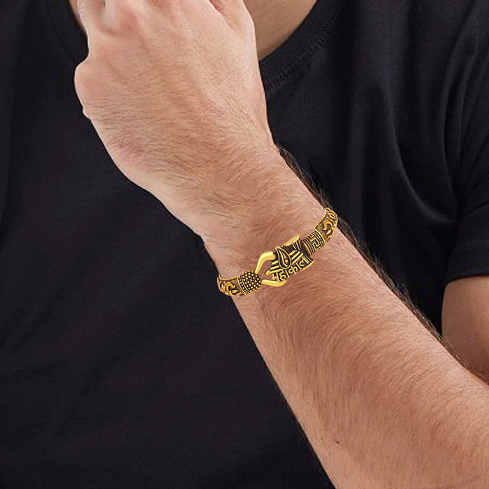 Buy BFC Women Men Luxury Curb Chain Link Gold Plated Bracelet Wrap Hand  Chain at Amazonin