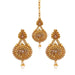 Sai Raj AD Stone Copper Dangler Earrings
