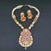 Sai Raj AD Stone Copper Necklace Set