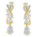 Suhagan Gold Plated AD Stone Dangler Earrings