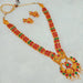 Shubham Pota Stone Copper Necklace Set