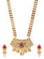 Kord Store Traditional Multi-Color Stone Gold Plated Princess Necklace Set For Women  - KSNKE60131
