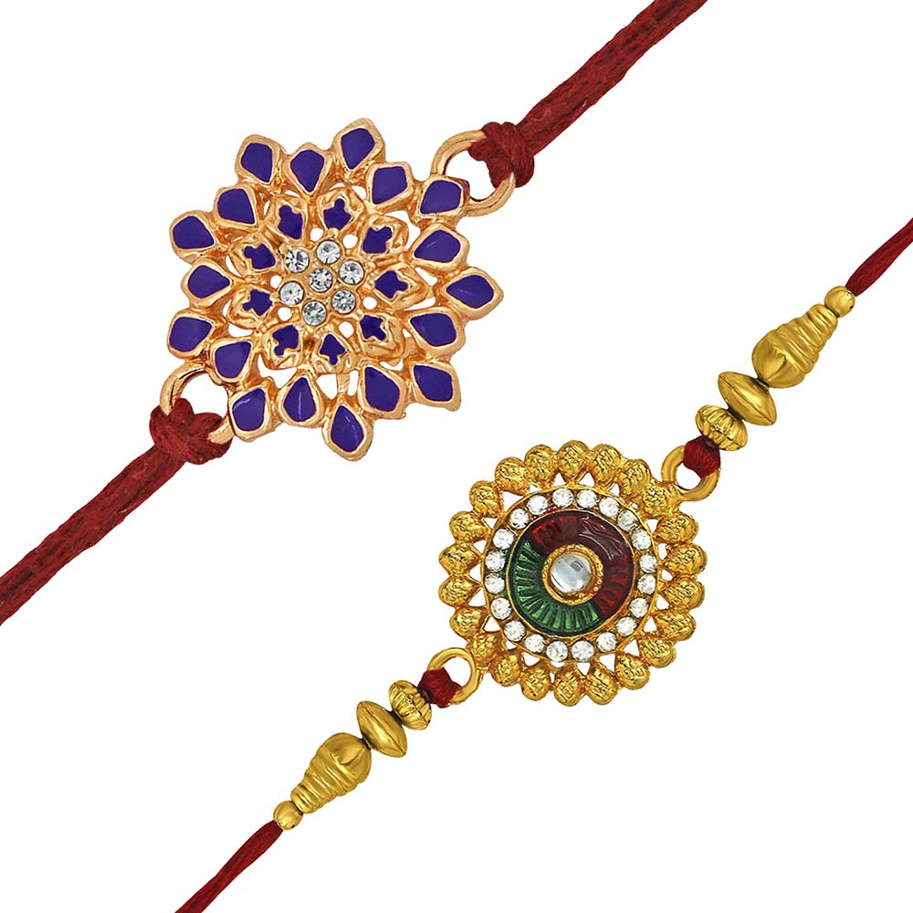 Mahi Combo of Floral Rakhis for Men (RCO1105350M)
