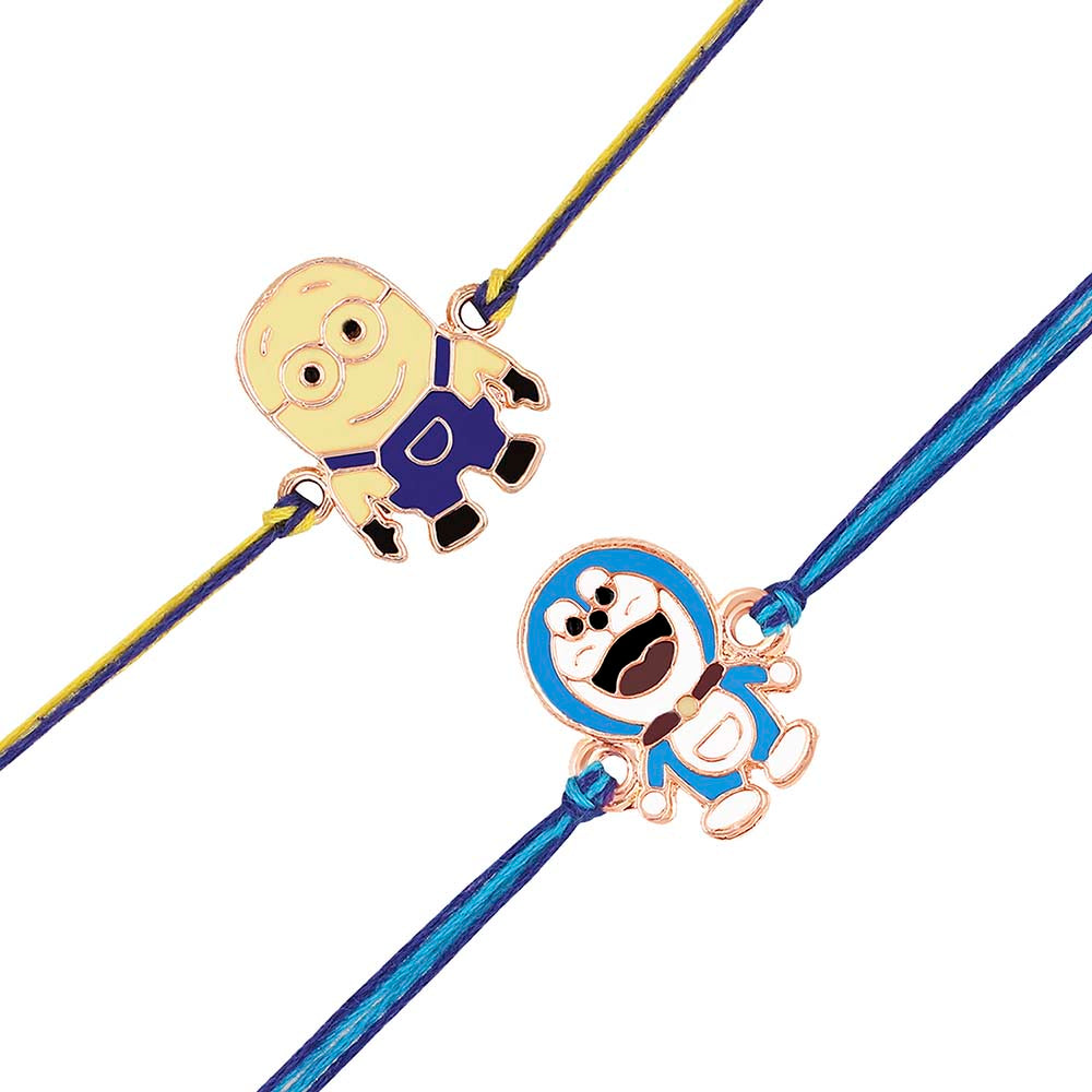 Mahi Combo of Children's Favourite 4 Cartoon Rakhis for Kids (RCO1105379M)
