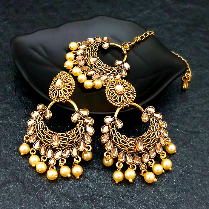 Flipkart.com - Buy SparkEve Light weight Trendy Earrings and Maangtika  Alloy Chandbali Earring Online at Best Prices in India